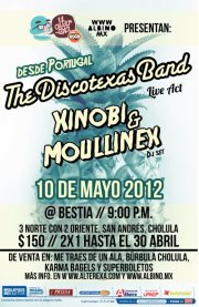 The Discotexas Band (Live Act) + Xinobi & Moullinex (Dj Set)